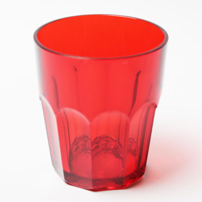 Unzerbrechliches Acryl-Glas, rot