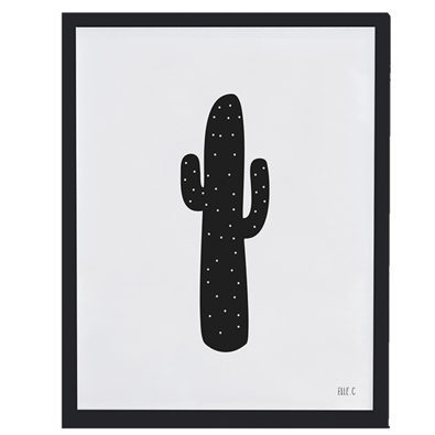 Bild im Rahmen "Kaktus"